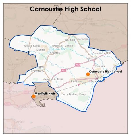 school carnoustie angus catchment area estate forecast roll